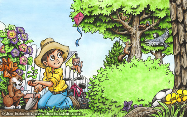 Drawings  Joe Eckstein—Illustrator, Graphic Designer, Artist, Children's  Book Author & Illustrator